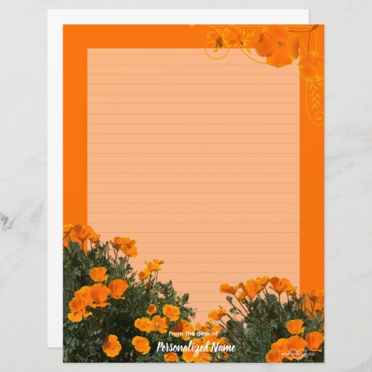 カリフォルニアケシ並木 (正面/裏面)