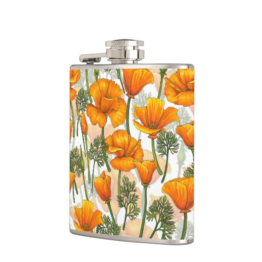 カリフォルニアケシ フラスク (左)