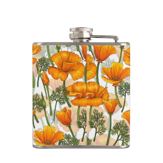 カリフォルニアケシ フラスク (裏面)