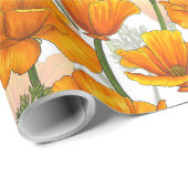 カリフォルニアケシ ラッピングペーパー (ロールコーナー)