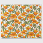 カリフォルニアケシ ラッピングペーパー (フラット)