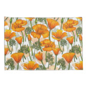 カリフォルニアケシ 枕カバー (裏面-右)