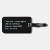 カリフォルニアコロンビアサスカッチライセンスプレート ラゲッジタグ (裏面横)