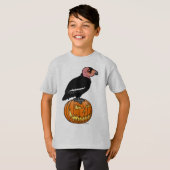カリフォルニアコンドルハロウィン Tシャツ (正面フル)
