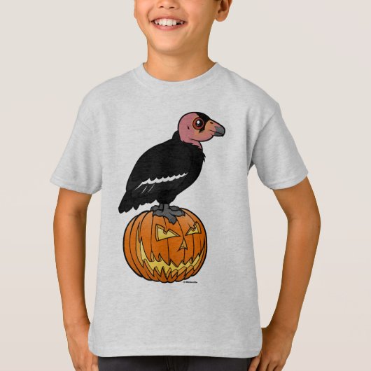 カリフォルニアコンドルハロウィン Tシャツ (正面)