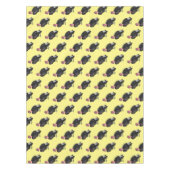 カリフォルニアコンドル鳥の漫画イラストレーション テーブルクロス (正面)