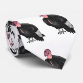 カリフォルニアコンドル鳥の漫画イラストレーション  ネクタイ (ロール)