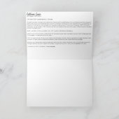 カリフォルニアコンドル カード (内部)