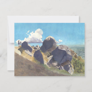 カリフォルニアコーストのアーティスト ポストカード