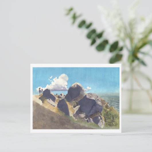 カリフォルニアコーストのアーティスト ポストカード (スタンド正面)