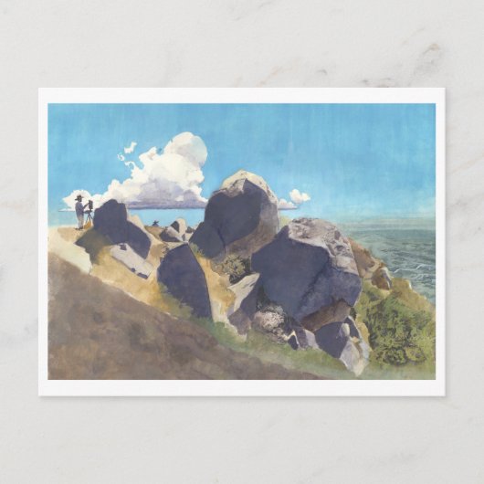 カリフォルニアコーストのアーティスト ポストカード (正面)