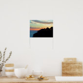 カリフォルニアコーストアットサンセットサンペドロ王室のパームズ ポスター (キッチン)