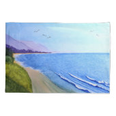 カリフォルニアコーストピローケース 枕カバー (裏面-左)