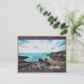 カリフォルニアコーストメンドシーノ海フォートブラッグ ポストカード (スタンド正面)