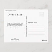 カリフォルニアコーストメンドシーノ海フォートブラッグ ポストカード (裏面)