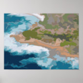 カリフォルニアコースト絵を描ーズ ポスター (正面)