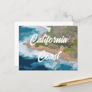 カリフォルニアコースト絵を描ーズ ポストカード