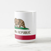 カリフォルニアコーヒー茶マグの旗 コーヒーマグカップ (中央)