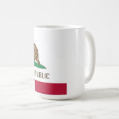 カリフォルニアコーヒー茶マグの旗 コーヒーマグカップ (正面右)