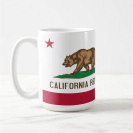 カリフォルニアコーヒー茶マグの旗 コーヒーマグカップ