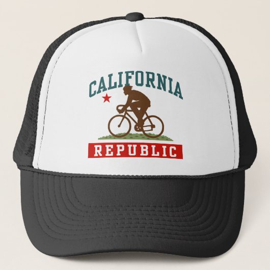カリフォルニアサイクリング男性 キャップ (正面)