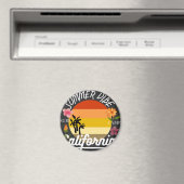 カリフォルニアサマービベサーフキャンプマグネット マグネット (インサイチュ (食洗機))