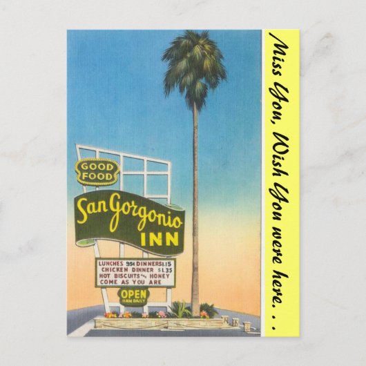 カリフォルニアサンゴルゴニオイン ポストカード (正面)