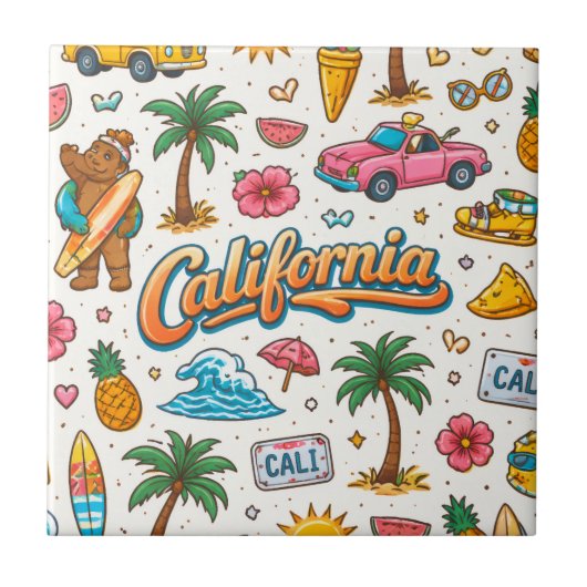 カリフォルニアサンシャイン タイル (正面)