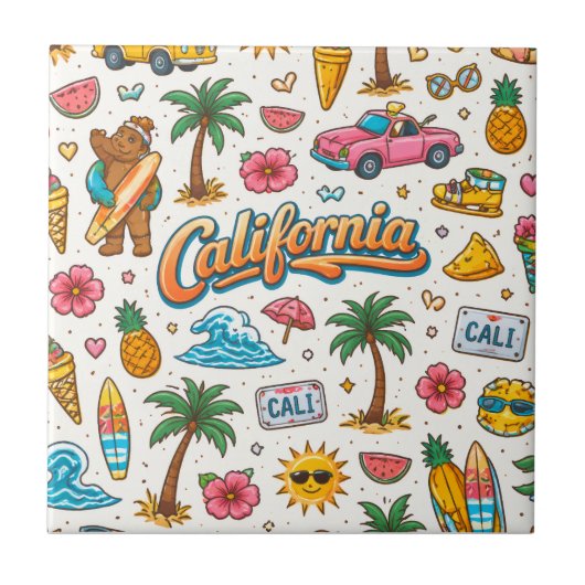 カリフォルニアサンシャイン タイル (正面)