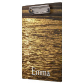 カリフォルニアサンセットウェーブズ海シースケープ クリップボード (左)