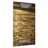 カリフォルニアサンセットウェーブズ海シースケープ クリップボード (右)