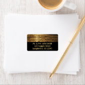 カリフォルニアサンセットウェーブズ海シースケープ ラベル (インサイチュ)