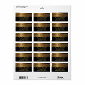 カリフォルニアサンセットウェーブズ海シースケープ ラベル (フルシート)