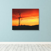 カリフォルニアサンセットキャンバスラッププリント キャンバスプリント (インサイチュ (ウッドフロア))