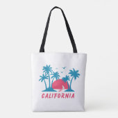 カリフォルニアサンセットビーチ トートバッグ (裏面)