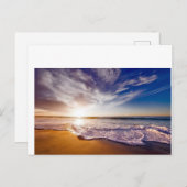 カリフォルニアサンセットビーチ ポストカード (正面/裏面)