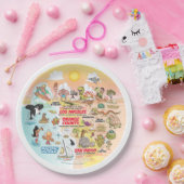 カリフォルニアサンセットプレート ペーパープレート (パーティー)