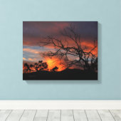 カリフォルニアサンセット キャンバスプリント (インサイチュ (ウッドフロア))