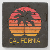 カリフォルニアサンセット   ストーンコースター (正面)