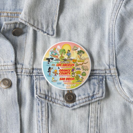 カリフォルニアサンセット 缶バッジ (インサイチュ)