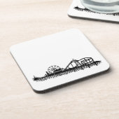 カリフォルニアサンタモニカCAピアビーチフェリスホイール コースター (左側)