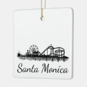 カリフォルニアサンタモニカCAピアビーチフェリスホイール セラミックオーナメント (左)