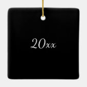 カリフォルニアサンタモニカCAピアビーチフェリスホイール セラミックオーナメント (裏面)