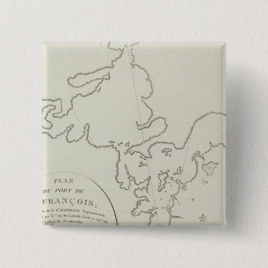 カリフォルニアサンフランシスコベイエリア 缶バッジ (正面)