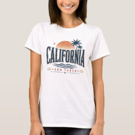カリフォルニアサン フェード ビンテージ グラフィックTシャツ Tシャツ