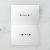 カリフォルニアサーファーガールサンセットビーチグリーティングカード カード (内部)