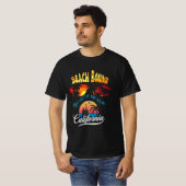 カリフォルニアサーフィンデュードの波 Tシャツ (正面フル)