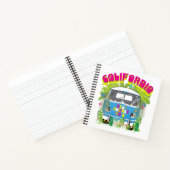 カリフォルニアサーフィンバン ノートブック (内部)