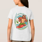 カリフォルニアサーフィンベア共和国 トライブレンドTシャツ (裏面)