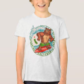 カリフォルニアサーフィンベア共和国 トライブレンドＴシャツ (正面)